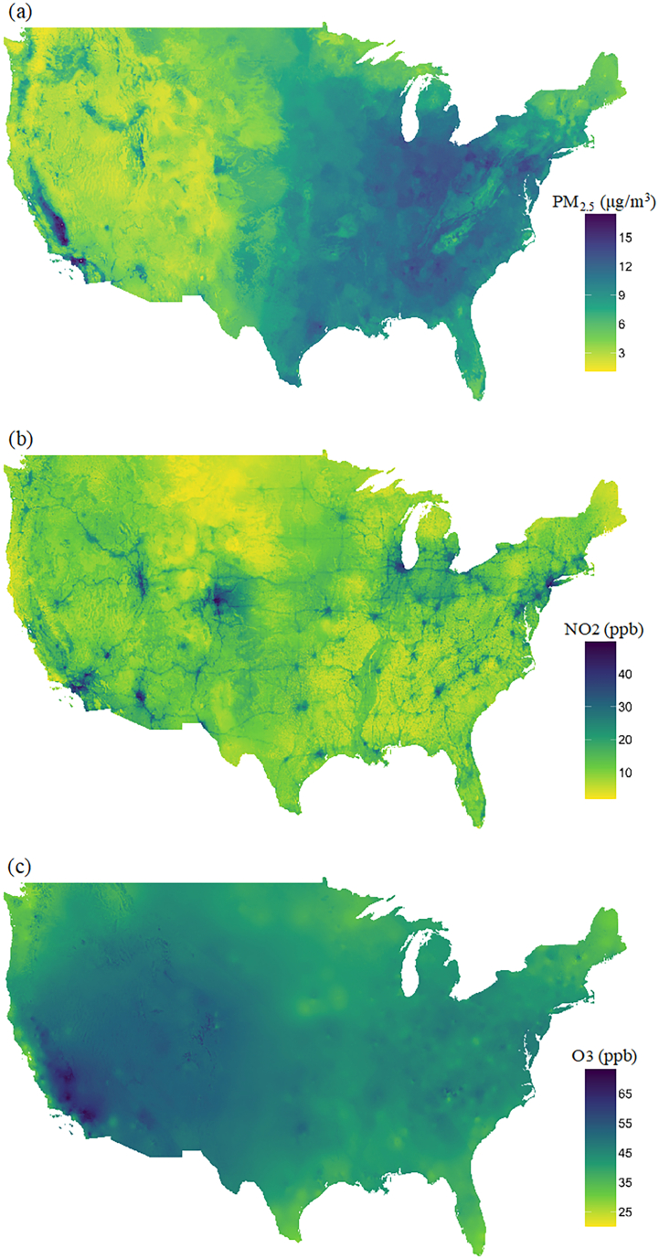 Long-term air pollution exposure and incident stroke in American older adults: A national cohort study