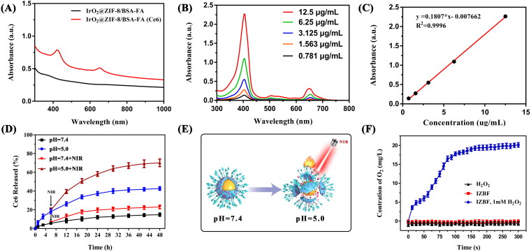 Synthesis of dual-stimuli responsive metal organic framework-coated iridium oxide nanocomposite functionalized with tumor targeting albumin-folate for synergistic photodynamic/photothermal cancer therapy.