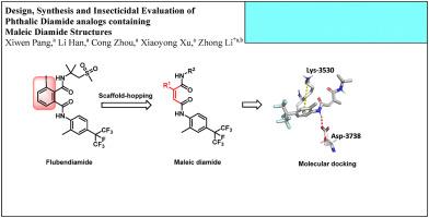 Design, synthesis and insecticidal evaluation of phthalic diamide analogs containing maleic diamide structures