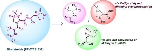 Total synthesis of antiviral drug, nirmatrelvir (PF-07321332)