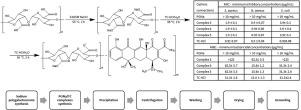 Citrus pectin based complexes for the tetracycline delivery