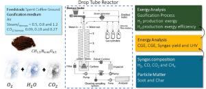 Waste-to-hydrogen via CO2/steam-enhanced gasification of spent coffee ground