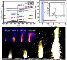 Effects of the Al content on thermal decomposition and combustion properties of HMX/Al composites