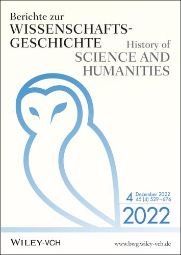 Titelbild: (Ber. Wissenschaftsgesch. 4/2022)