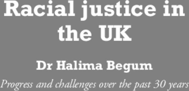 Racial justice in the UK