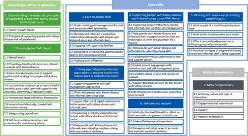 Development of a competency framework for the Assistant Wellbeing Practitioner (Renal) role