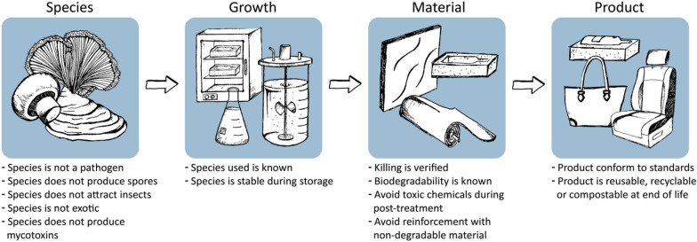 Risk assessment of fungal materials.