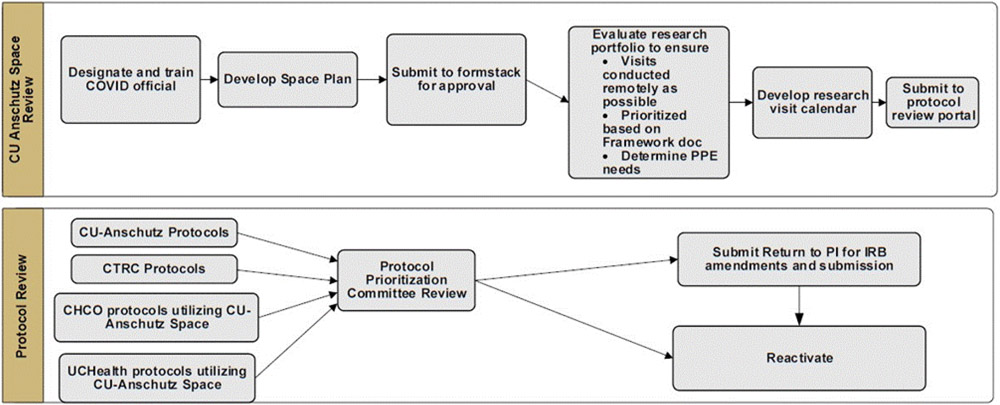 Clinical research reactivation during the COVID-19 pandemic: An academic center process and lessons for the future.