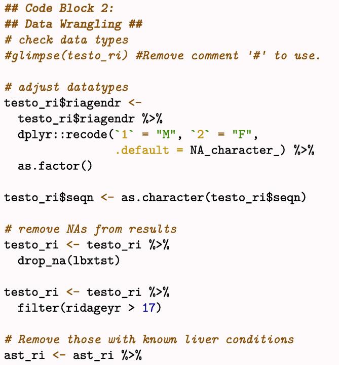 Indirect reference intervals using an R pipeline.