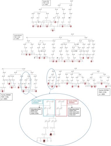 Extended familial risk of suicide death is associated with younger age at death and elevated polygenic risk of suicide