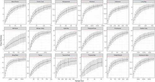 Archaeological site types, and assemblage size and diversity in Aotearoa New Zealand