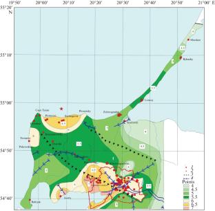 Triggered Earthquakes on the Sambia Peninsula