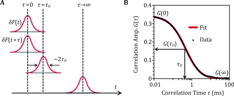 Principles of fluorescence correlation spectroscopy applied to studies of biomolecular liquid-liquid phase separation.