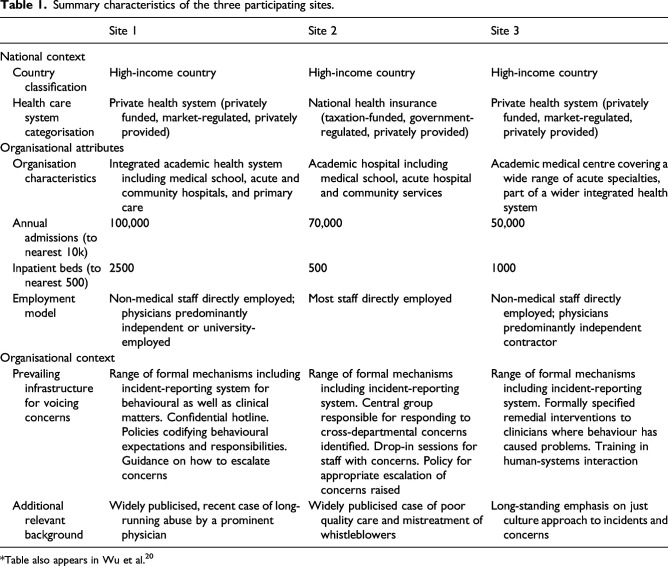 What counts as a voiceable concern in decisions about speaking out in hospitals: A qualitative study.