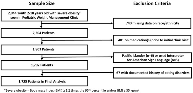 Anti-obesity medication prescriptions by race/ethnicity and use of an interpreter in a pediatric weight management clinic.