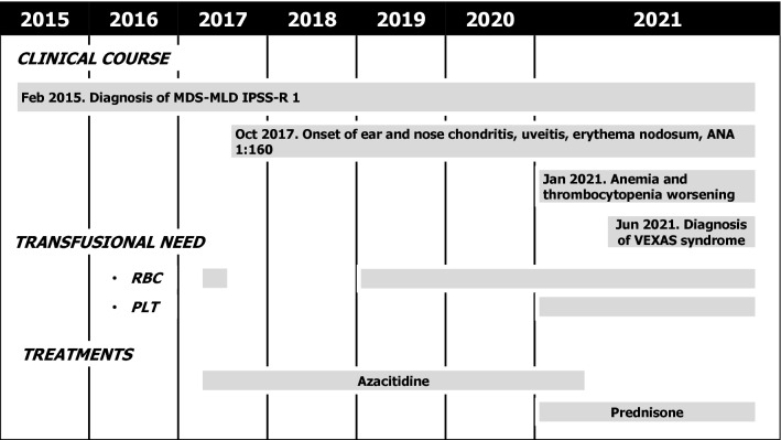 Clinical, Morphological and Clonal Progression of VEXAS Syndrome in the Context of Myelodysplasia Treated with Azacytidine.