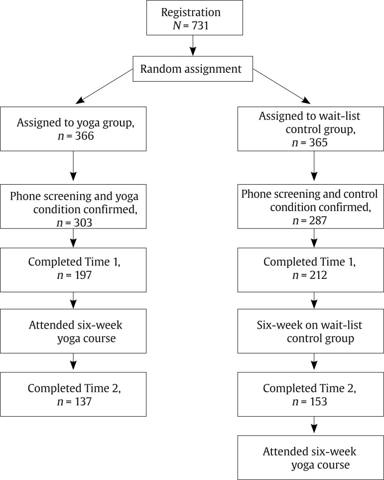 Hot Yoga Leads to Greater Well-being: A Six-week Experience-sampling RCT in Healthy Adults.