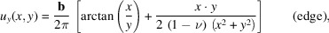 Shear displacement gradient in X-ray Bragg coherent diffractive imaging.