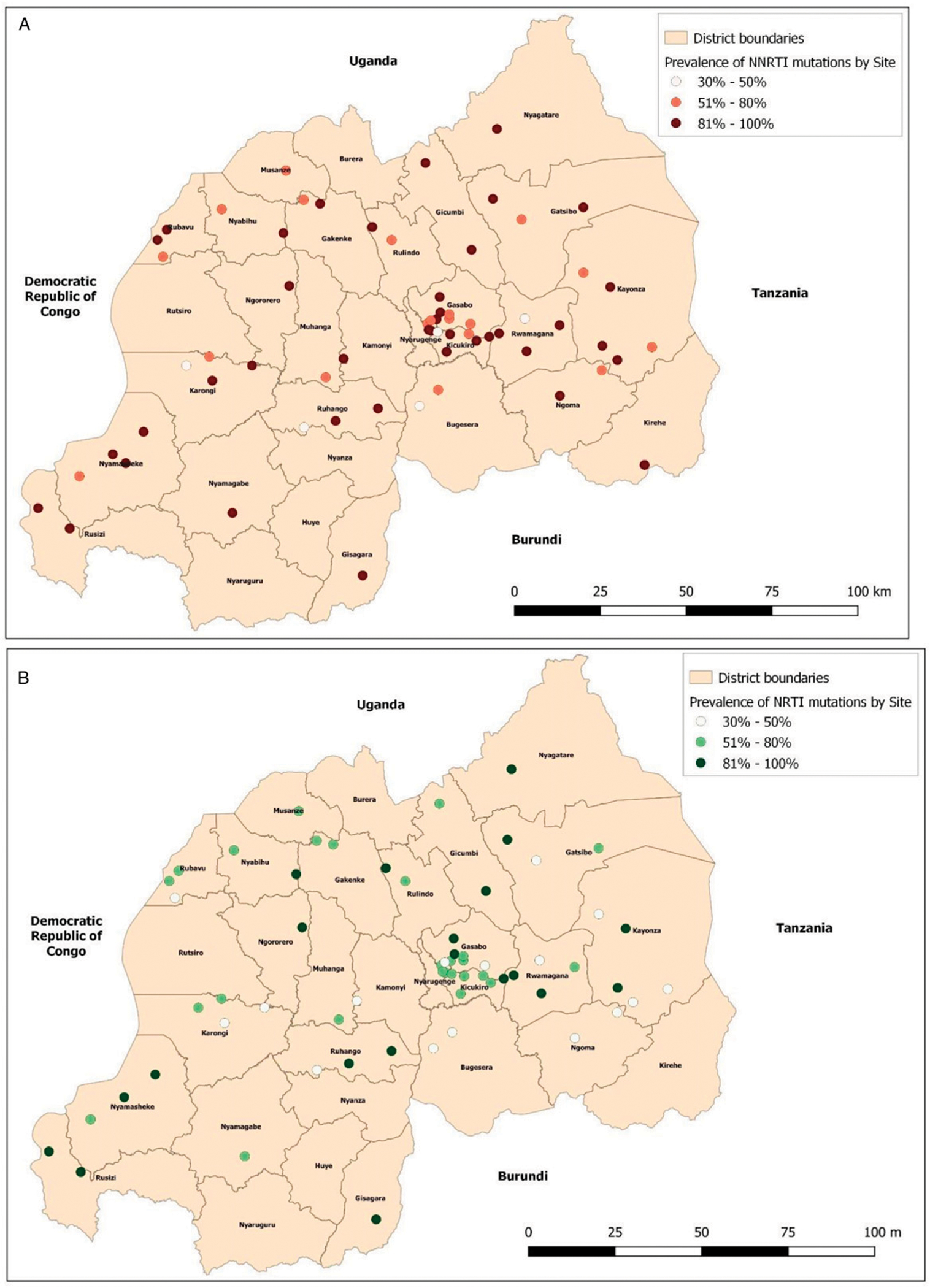 Acquired HIV drug resistance among adults living with HIV receiving first-line antiretroviral therapy in Rwanda: A cross-sectional nationally representative survey.