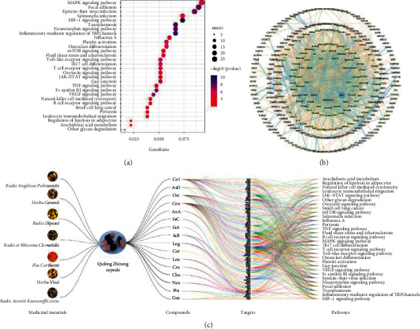 Quantitative Analysis of Multicomponents in Qufeng Zhitong Capsule and Application of Network Pharmacology to Explore the Anti-Inflammatory Activity of Focused Compounds.