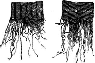 Waistcloths excavated from the Bronze Age Xiaohe cemetery, Lop Nur, Xinjiang