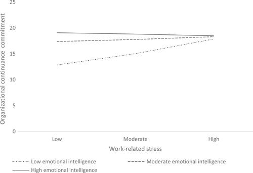 Continuance in organizational commitment: The role of emotional intelligence, work-life balance support, and work-related stress