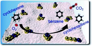 Oxidative dehydrogenation of cyclohexene on atomically precise subnanometer Cu4−nPdn (0 ≤ n ≤ 4) tetramer clusters: the effect of cluster composition and support on performance†