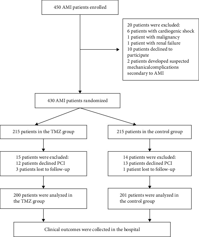 Assessment of Trimetazidine Treatment in Acute Myocardial Infarction Patients Undergoing Percutaneous Coronary Intervention.