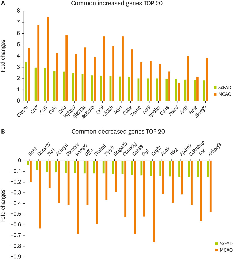 Comparison of Cerebral Cortex Transcriptome Profiles in Ischemic Stroke and Alzheimer's Disease Models.