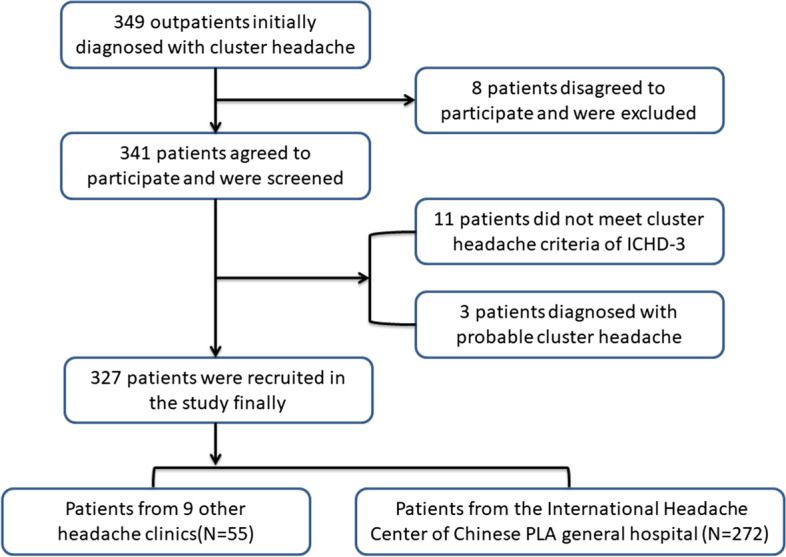 Pre-attack and pre-episode symptoms in cluster headache: a multicenter cross-sectional study of 327 Chinese patients.