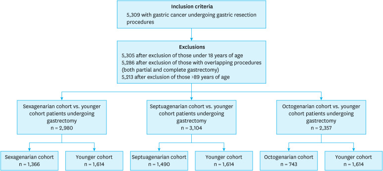 The Clinical Impact of Advanced Age on the Postoperative Outcomes of Patients Undergoing Gastrectomy for Gastric Cancer: Analysis Across US Hospitals Between 2011-2017.