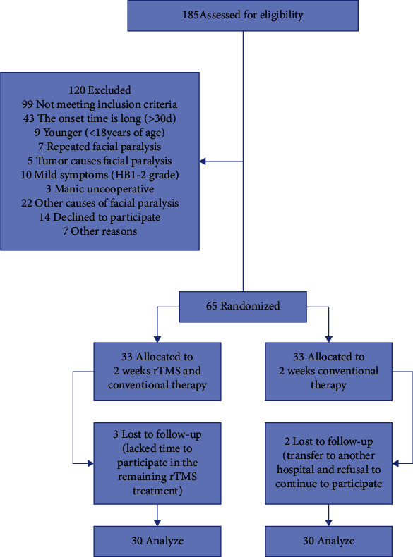 Peripheral Repetitive Transcranial Magnetic Stimulation(rTMS) for Idiopathic Facial Nerve Palsy: A Prospective, Randomized Controlled Trial.