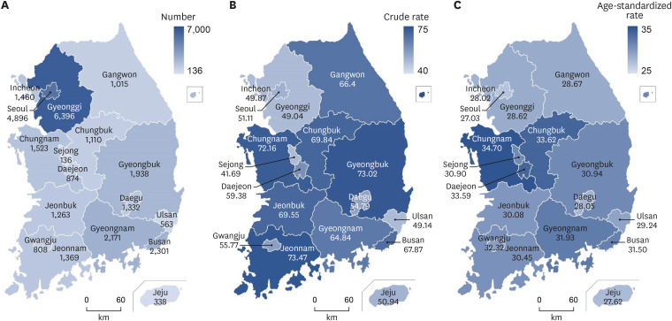 Epidemiology of Gastric Cancer in Korea: Trends in Incidence and Survival Based on Korea Central Cancer Registry Data (1999-2019).