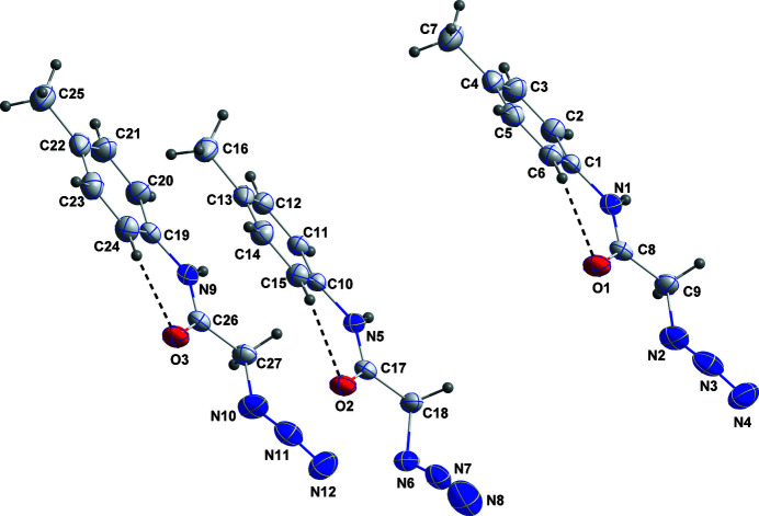 2-Azido-<i>N</i>-(4-methyl-phen-yl)acetamide.