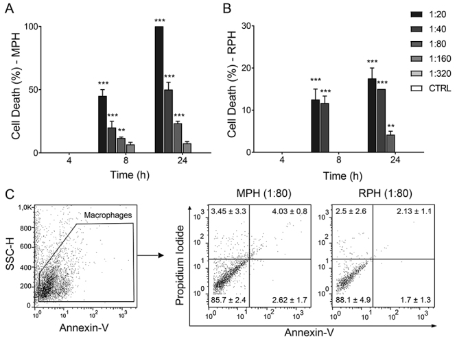 Hemolymph of triatomines presents fungistatic activity against <i>Cryptococcus neoformans</i> and improves macrophage function through MCP-I/TNF-α increase.