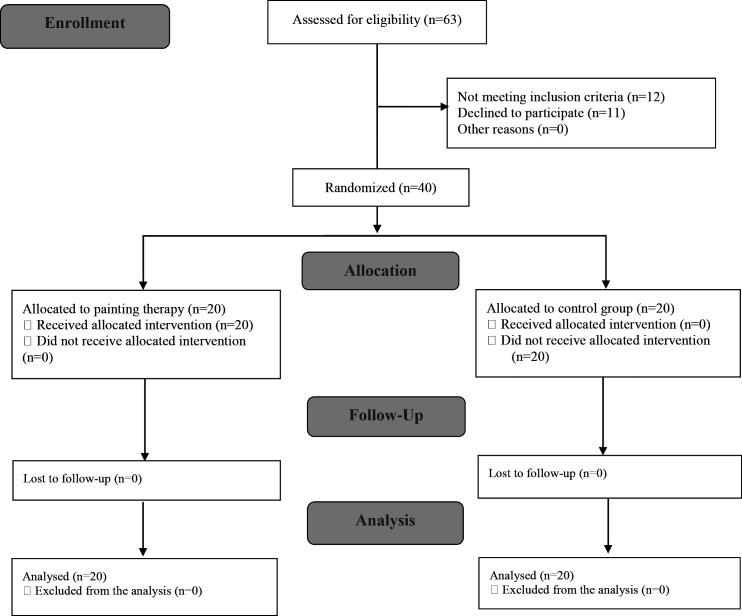 The Effects of Virtual Directed Painting Therapy on Anxiety, Depression, and Self-efficacy of Children with Type 1 Diabetes: A Randomized Controlled Clinical Trial.