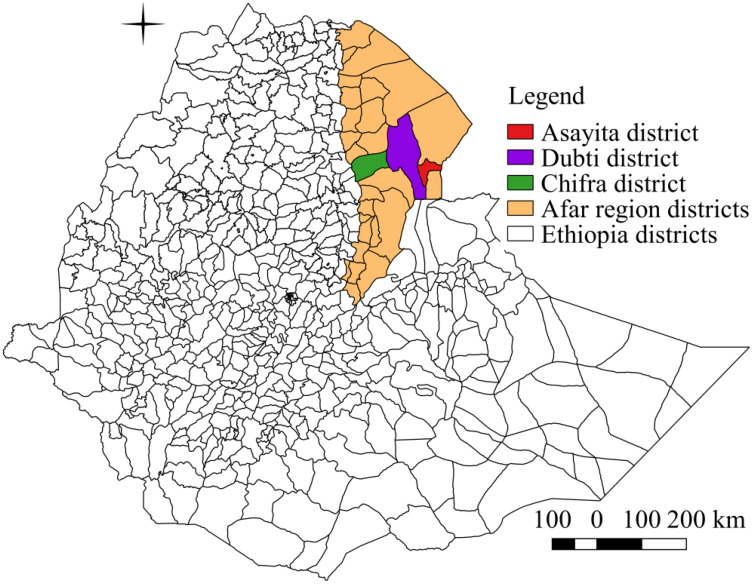 Seroprevalence and Associated Risk Factors of Lumpy Skin Disease of Cattle in Selected Districts of Afar Region, Ethiopia.