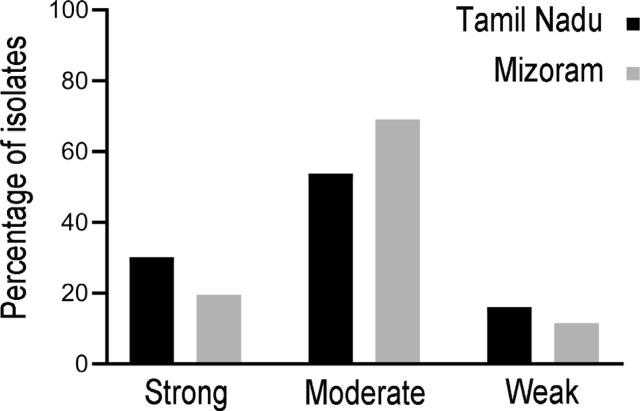 Antibiotic resistance, biofilm forming ability, and clonal profiling of clinical isolates of <i>Staphylococcus aureus</i> from southern and northeastern India.