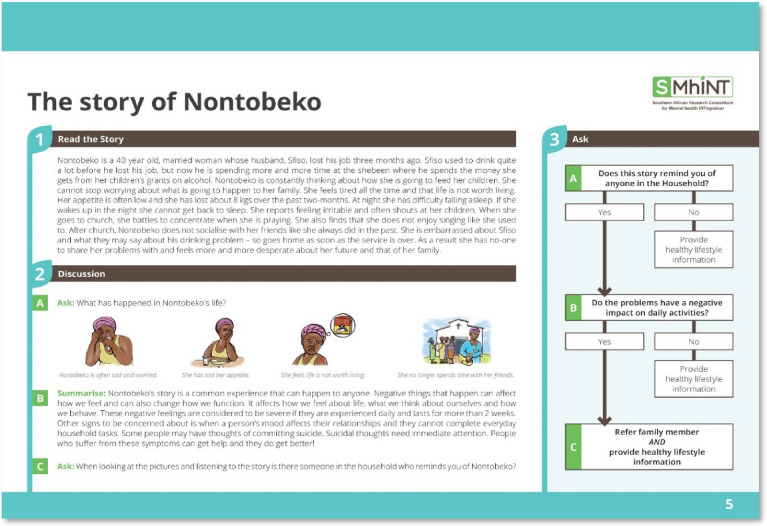 Accuracy of a community mental health education and detection (CMED) tool for common mental disorders in KwaZulu-Natal, South Africa.