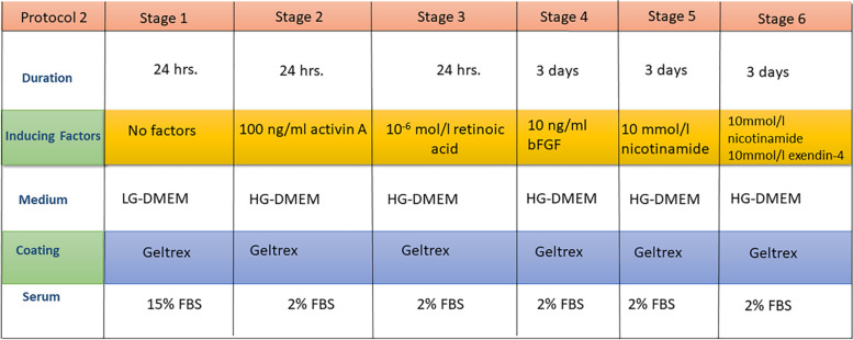 Optimization of differentiation protocols of dental tissues stem cells to pancreatic β-cells.