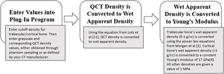 An open-access plug-in program for 3D modelling distinct material properties of cortical and trabecular bone.