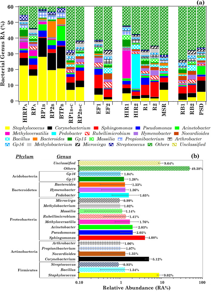 Simultaneous monitoring of SARS-CoV-2 and bacterial profiles from the air of hospital environments with COVID-19-affected patients