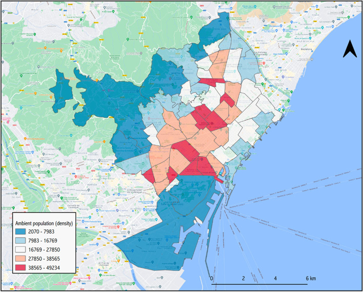 Mobility, Nonstationary Density, and Robbery Distribution in the Tourist Metropolis.