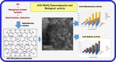 Hydrothermal synthesis of rGO-MnO2 nanocomposite: Characterization and in vitro biological evaluation