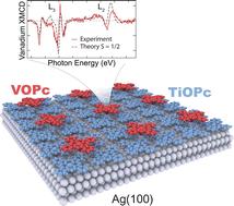 Template-directed 2D nanopatterning of S = 1/2 molecular spins†