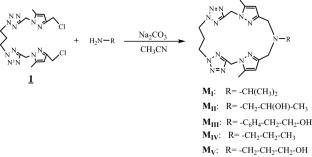 New macrocycles based on pyrazole-tetrazole subunit: synthesis, characterization and their complexing properties toward heavy metal cations