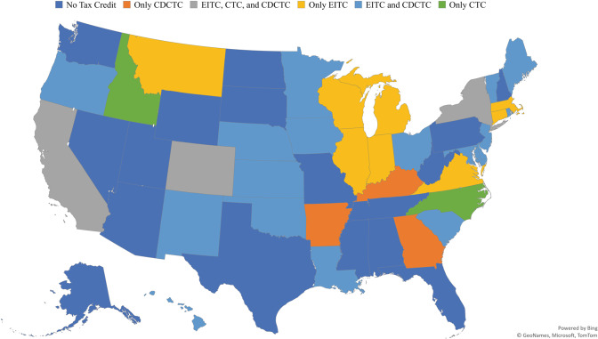 The effect of state Earned Income Tax Credit (EITC) eligibility on food insufficiency during the COVID-19 pandemic.