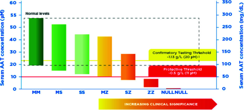 Diagnosis and augmentation therapy for alpha-1 antitrypsin deficiency: current knowledge and future potential.