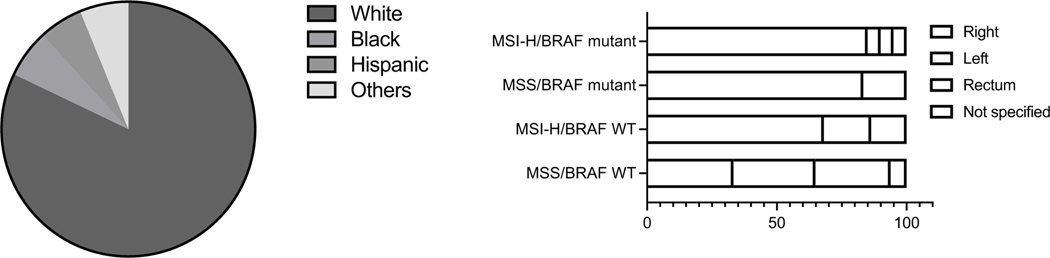 Microsatellite Instability with BRAF V600E Associated with Delayed Presentation but Poor Survival in Stage III Colorectal Cancer.