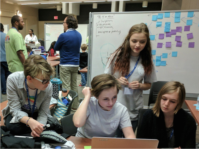 Youth Hackathons in Computing for the Community: A Design Case.